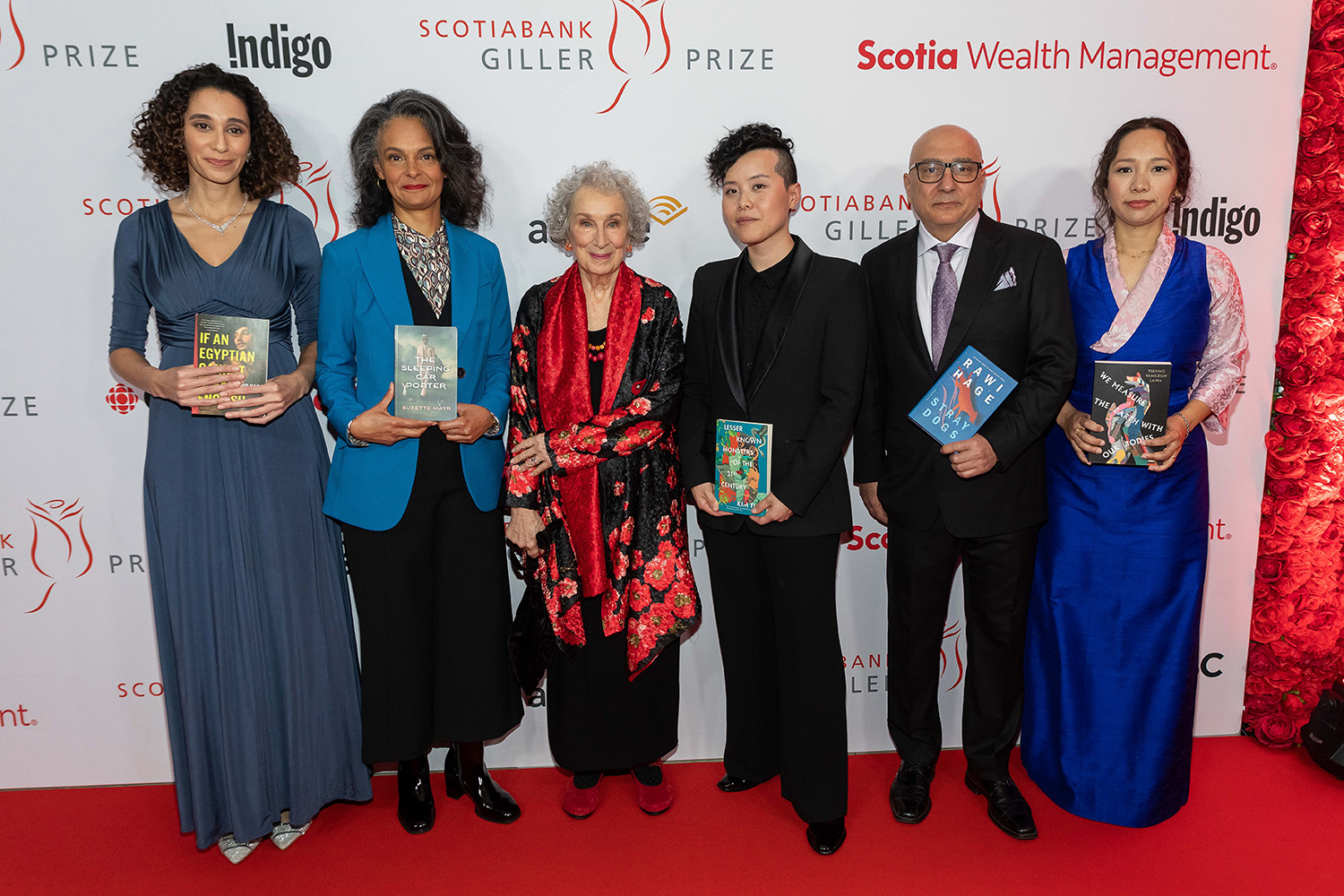 Noor Naga, Suzette Mayr, Margaret Atwood, Kim Fu, Rawi Hage, Tsering Yangzom Lama