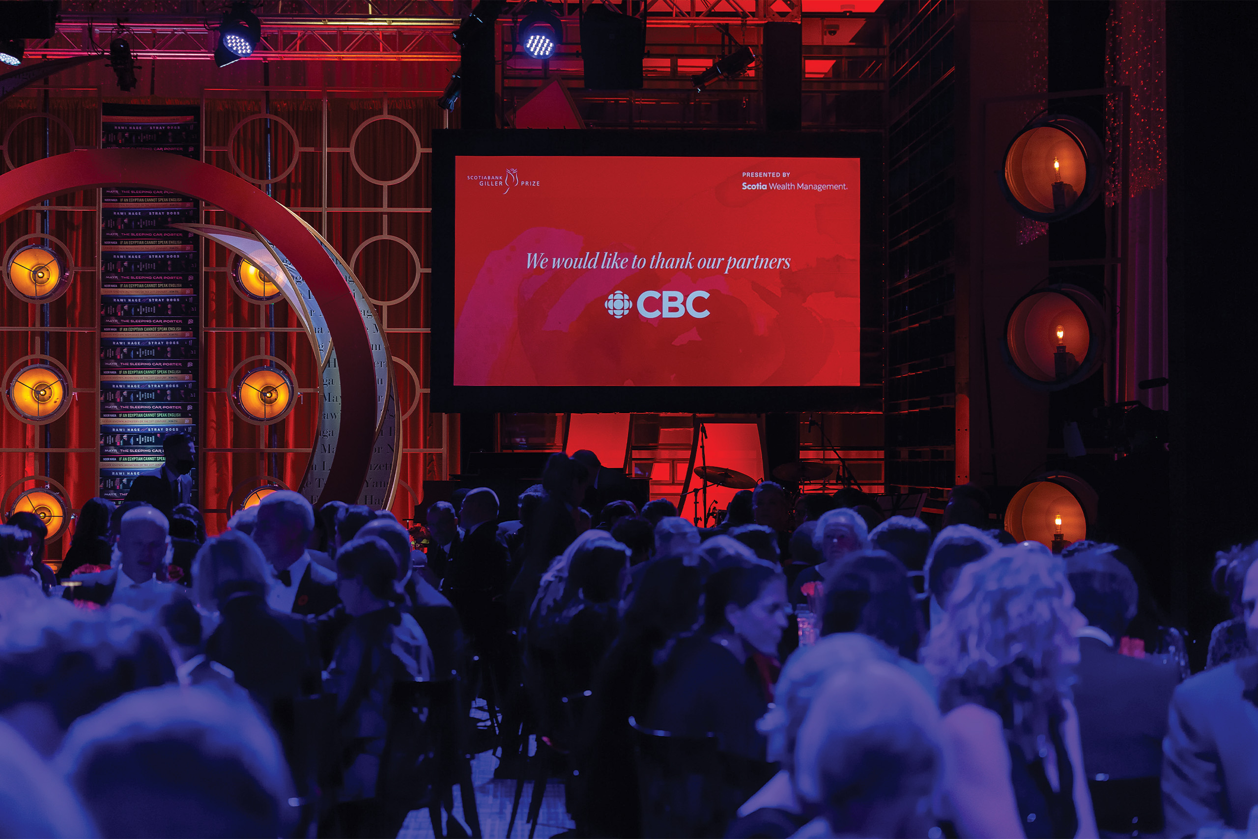 2022 Scotiabank Giller Prize gala stage