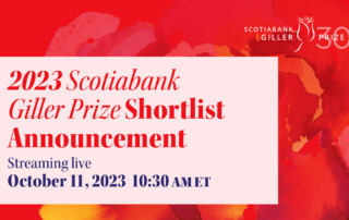 2023 Scotiabank Giller Prize Shortlist Announcement